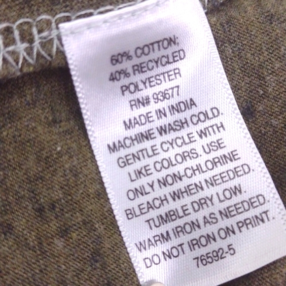 Mutual Weave Dark Sage Green Gray-Long-Sleeve Baseball Tee Jersey Shirt XL - Picture 7 of 12